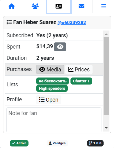 Explore In-Depth Fan Insights at Your Fingertips: Effortlessly Access Detailed Information about your chosen fan